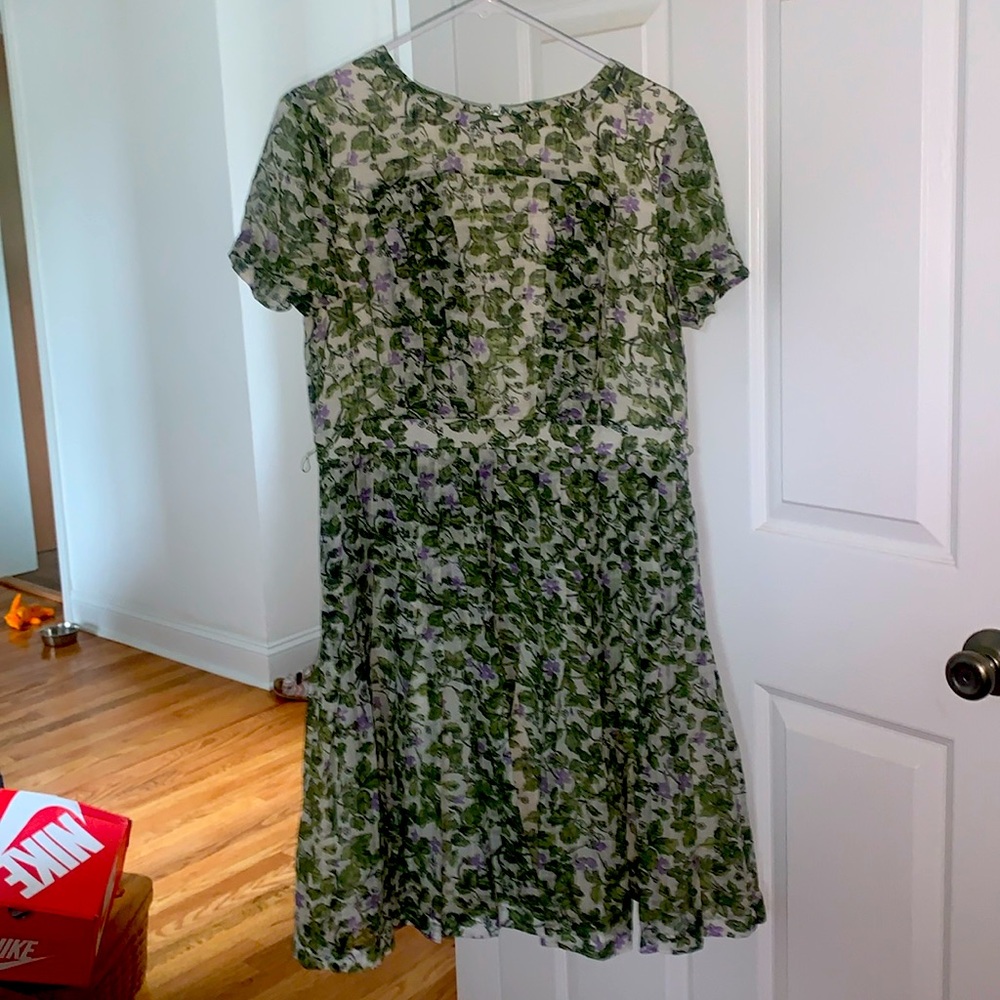 Brooks brothers floral silk dress